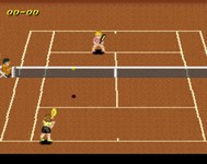 une photo d'Ã©cran de Super Tennis sur Nintendo Super Nes